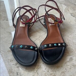 Valentino Rockstud Rolling Sandals 39
